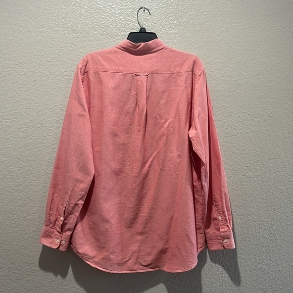 Natural Basix Men's Pink Button-Down Shirt Long Sleeve Business Casual Size M - Picture 9 of 10